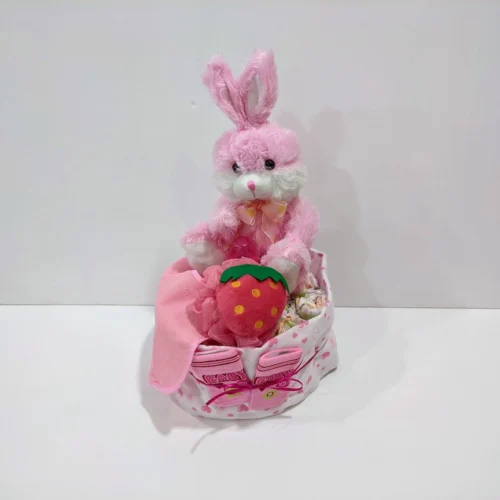 Μωρότουρτα (Diapercake) ροζ 1