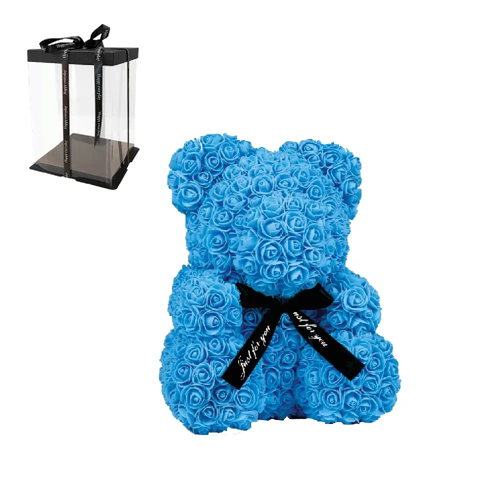 Rose Bear γαλάζιο 25cm Rose Bear γαλάζιο 40cm