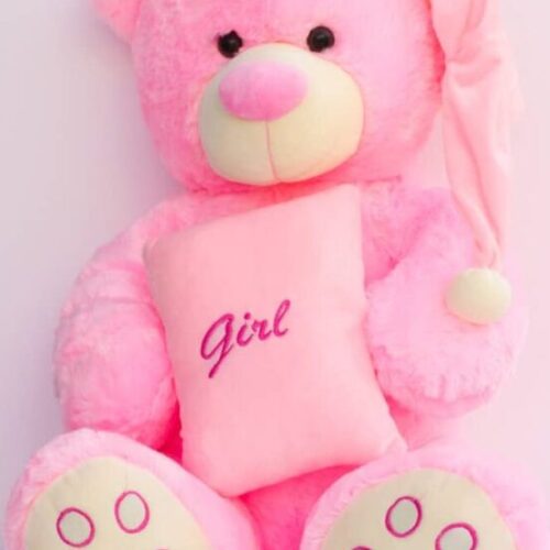 Η πιο τρυφερή αγκαλιά, μετά της μαμάς και του μπαμπά, μέσα από έναν αρκούδο για το νεογέννητο κοριτσάκι σας.