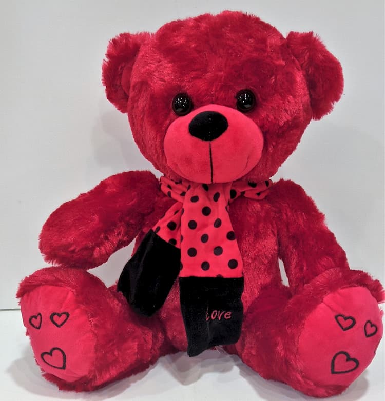 Αρκούδος Love 40cm loutrinos-arkoudos-agapis-60cm-me-kaskol-love