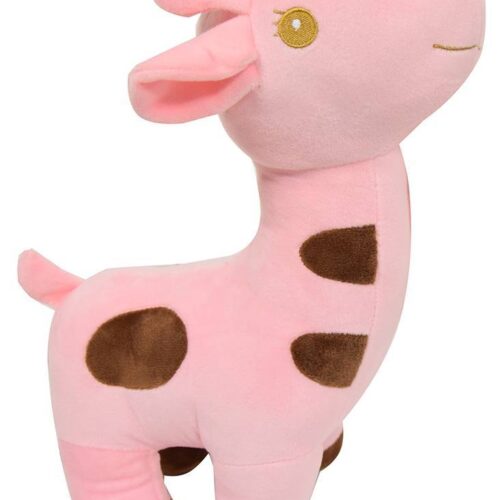 Καμηλοπάρδαλη 38cm ροζ