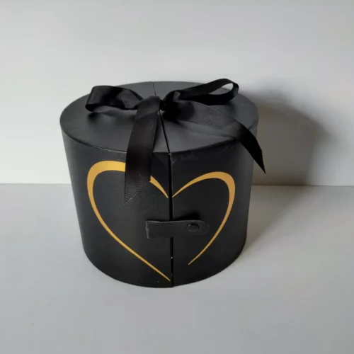 Forever Roses σε στρογγυλό κουτί με 9 κόκκινα τριαντάφυλλα 1