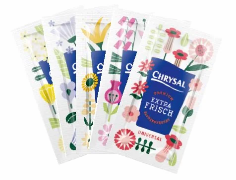 1 φακελάκι με τροφή λουλουδιών